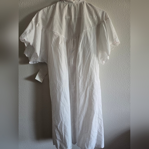 Gilligan & O'Malley White Pajama Top Short Sleeves - Picture 10 of 13